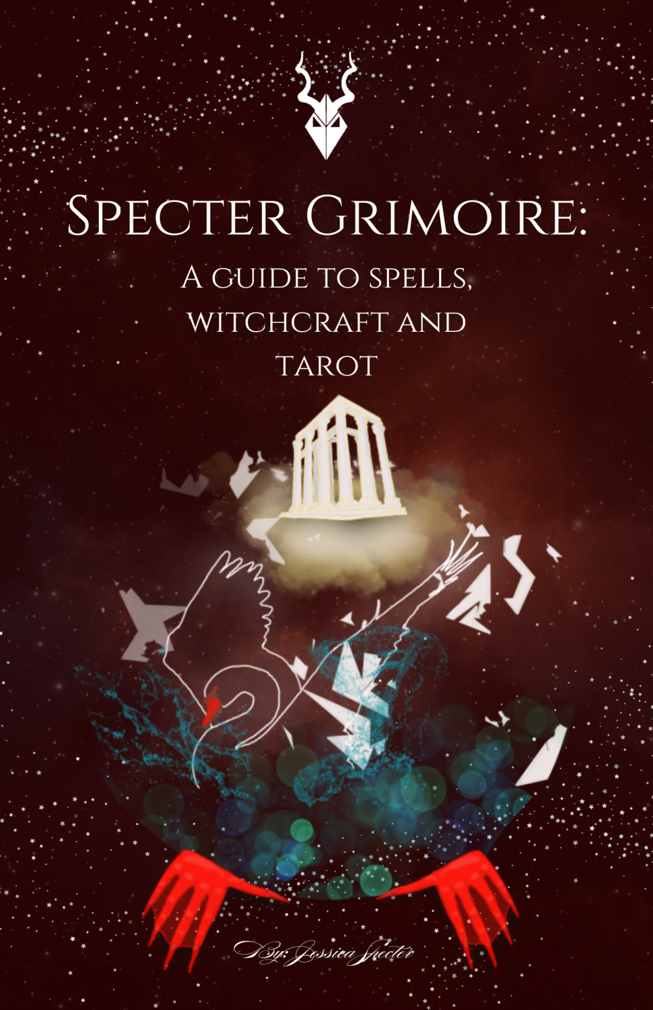 modern grimoire for beginner and experienced witches, warlocks, and magicians. Learn spells, tarot, runes, mythology, numerology, manifestation, quantum jumping, law of attraction and more. Magic that works. magic book.