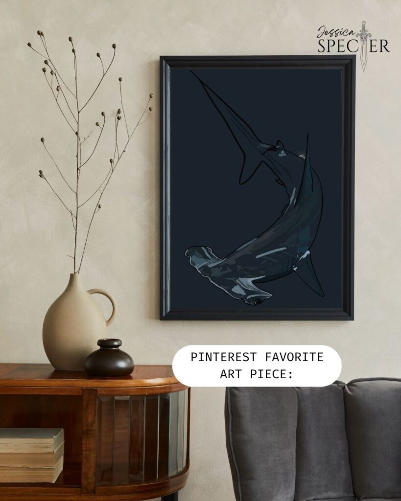 hammerhead shark art