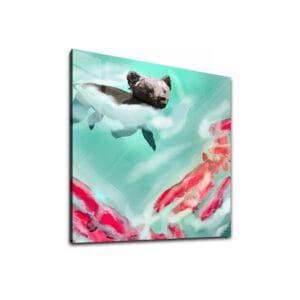 Salmon Fishing Bear acrylic print