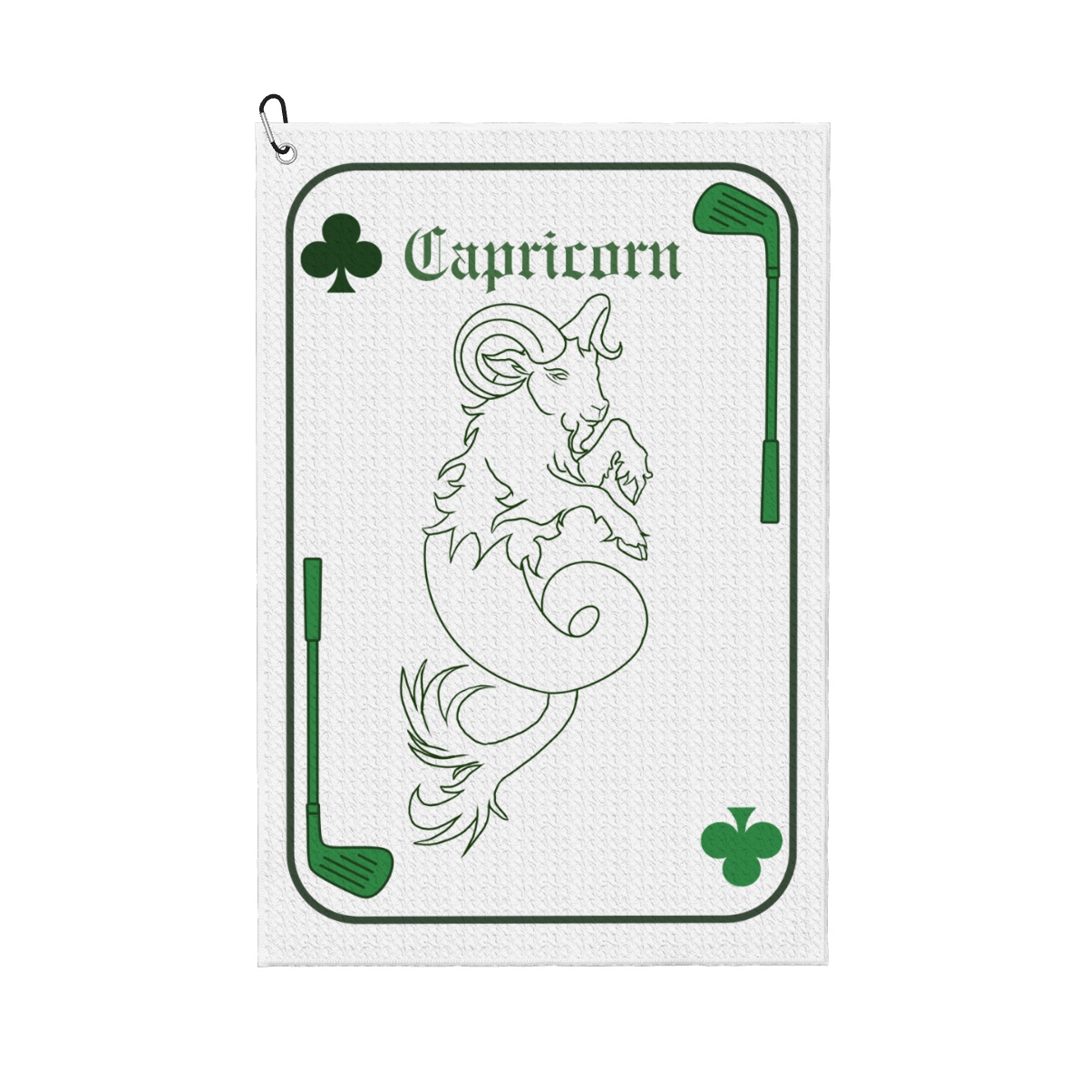 Pisces Zodiac Sign Golf Towel Jessica Specter