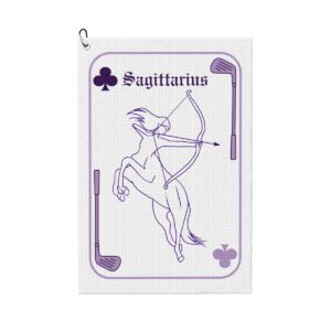 Sagittarius Zodiac Golf Towel Jessica Specter