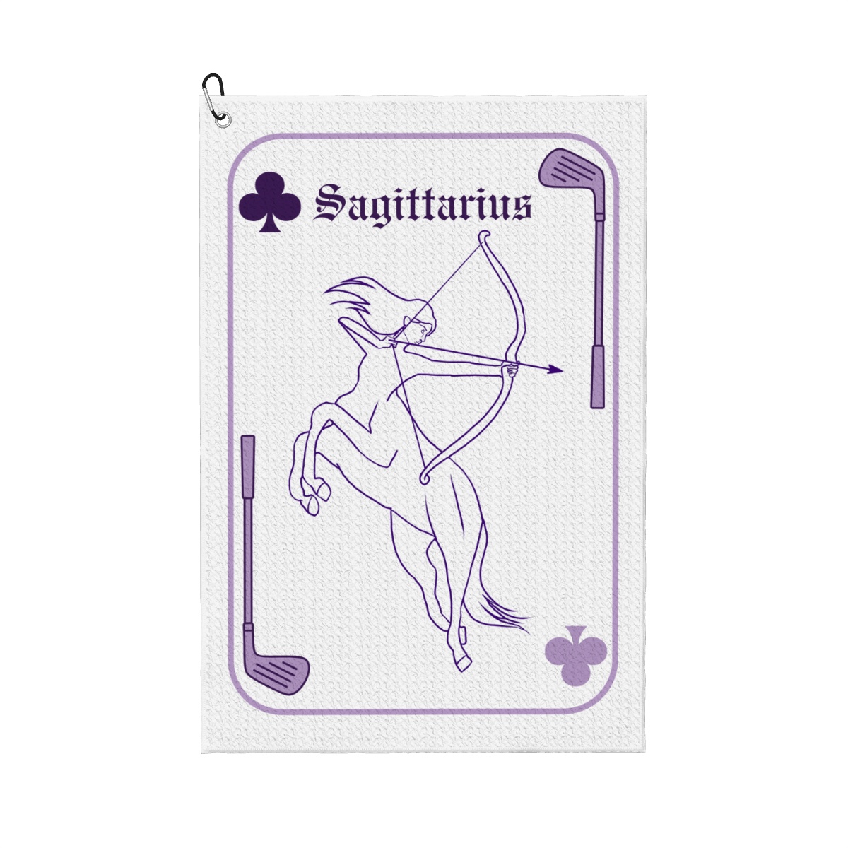 Sagittarius Zodiac Golf Towel Jessica Specter